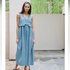 Mirth Zanzibar Tank Sleeveless Midi Dress Blue size XL